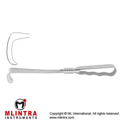 Richardson Retractor Stainless Steel, 24 cm - 9 1/2" Blade Size 30 x 29 mm